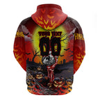 We Are Dragons Halloween Zip Hoodie Pumpkin Scary Spooky Season - Aussie Hoodie