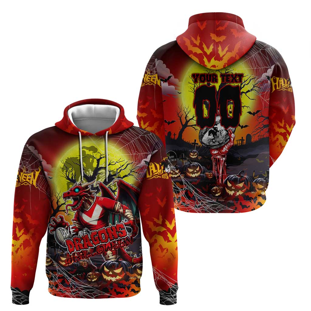 We Are Dragons Halloween Zip Hoodie Pumpkin Scary Spooky Season - Aussie Hoodie