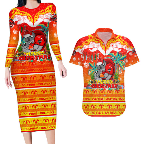 dolphins-christmas-couples-matching-long-sleeve-bodycon-dress-and-hawaiian-shirt-merry-xmas-nrl-australia-rugby