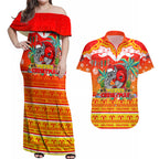 dolphins-christmas-couples-matching-off-shoulder-maxi-dress-and-hawaiian-shirt-merry-xmas-nrl-australia-rugby