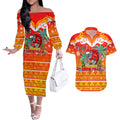 dolphins-christmas-couples-matching-off-the-shoulder-long-sleeve-dress-and-hawaiian-shirt-merry-xmas-nrl-australia-rugby