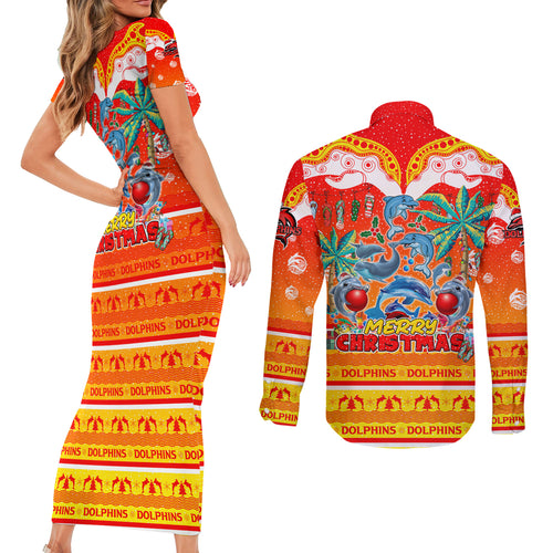 dolphins-christmas-couples-matching-short-sleeve-bodycon-dress-and-long-sleeve-button-shirt-merry-xmas-nrl-australia-rugby