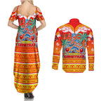dolphins-christmas-couples-matching-summer-maxi-dress-and-long-sleeve-button-shirt-merry-xmas-nrl-australia-rugby