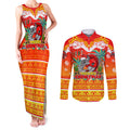 dolphins-christmas-couples-matching-tank-maxi-dress-and-long-sleeve-button-shirt-merry-xmas-nrl-australia-rugby