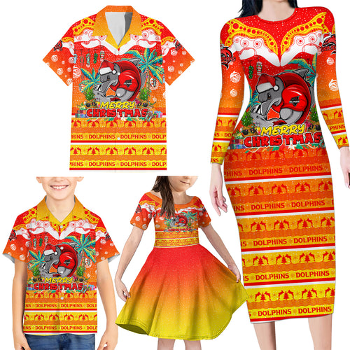 dolphins-christmas-family-matching-long-sleeve-bodycon-dress-and-hawaiian-shirt-merry-xmas-nrl-australia-rugby