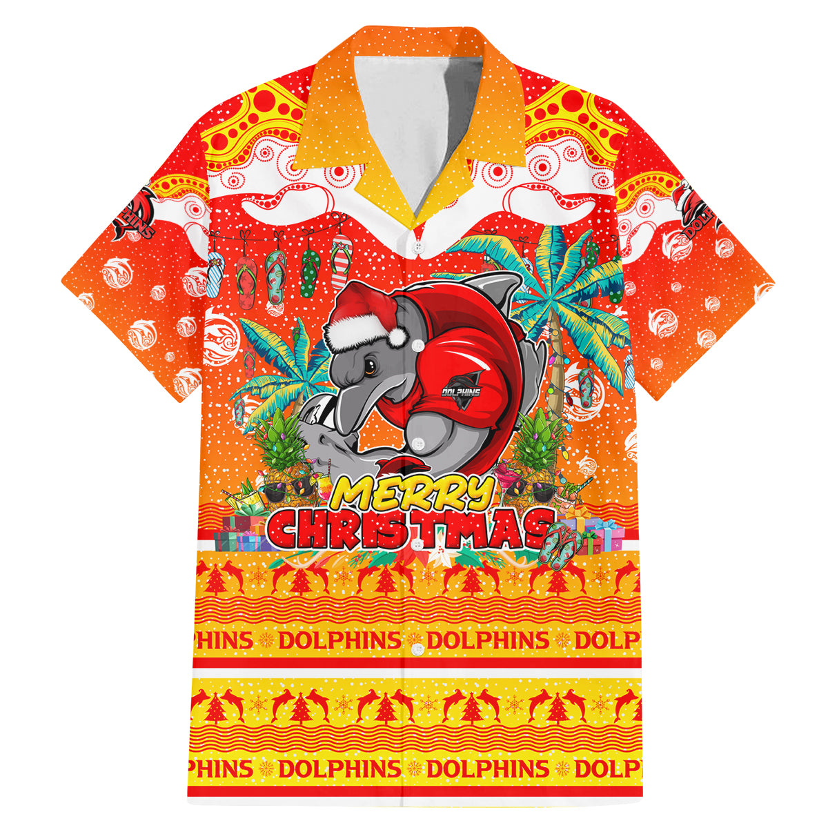 dolphins-christmas-family-matching-mermaid-dress-and-hawaiian-shirt-merry-xmas-nrl-australia-rugby