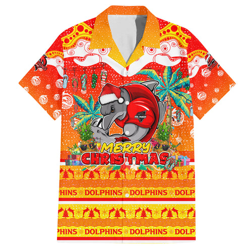dolphins-christmas-family-matching-off-shoulder-long-sleeve-dress-and-hawaiian-shirt-merry-xmas-nrl-australia-rugby
