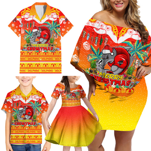 dolphins-christmas-family-matching-off-shoulder-short-dress-and-hawaiian-shirt-merry-xmas-nrl-australia-rugby