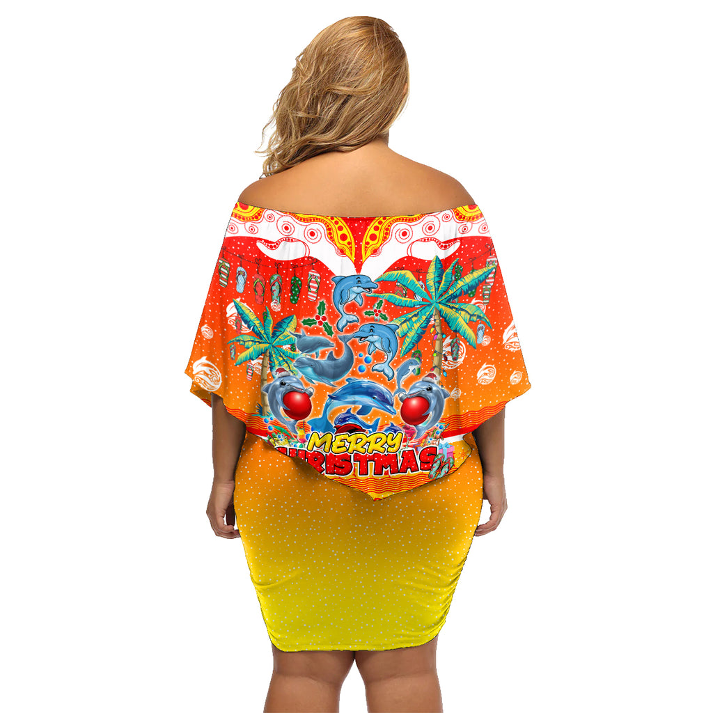 dolphins-christmas-family-matching-off-shoulder-short-dress-and-hawaiian-shirt-merry-xmas-nrl-australia-rugby
