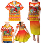 dolphins-christmas-family-matching-puletasi-dress-and-hawaiian-shirt-merry-xmas-nrl-australia-rugby