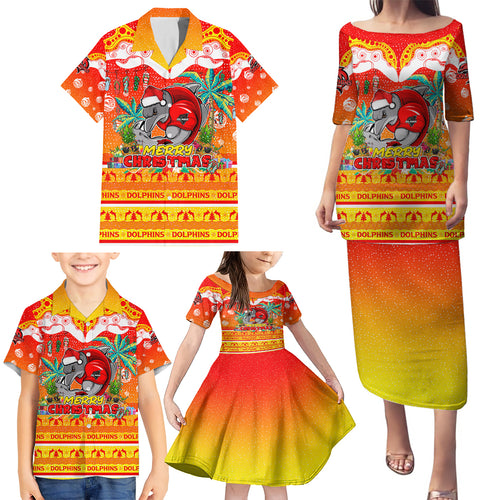 dolphins-christmas-family-matching-puletasi-dress-and-hawaiian-shirt-merry-xmas-nrl-australia-rugby