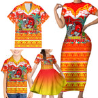 dolphins-christmas-family-matching-short-sleeve-bodycon-dress-and-hawaiian-shirt-merry-xmas-nrl-australia-rugby