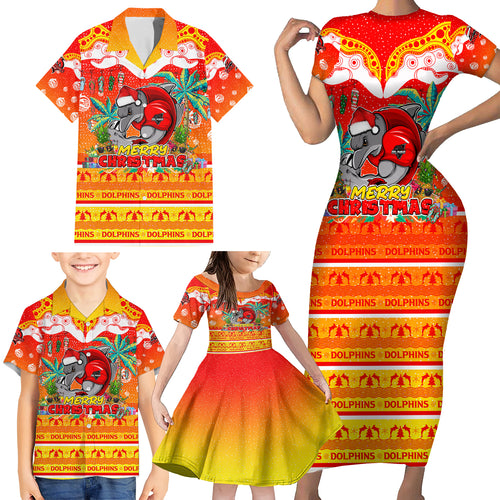 dolphins-christmas-family-matching-short-sleeve-bodycon-dress-and-hawaiian-shirt-merry-xmas-nrl-australia-rugby