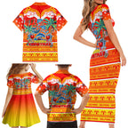 dolphins-christmas-family-matching-short-sleeve-bodycon-dress-and-hawaiian-shirt-merry-xmas-nrl-australia-rugby