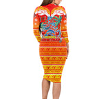 dolphins-christmas-long-sleeve-bodycon-dress-merry-xmas-nrl-australia-rugby