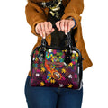 Broncos Autism Awareness Shoulder Handbag Puzzle Flames Rugby Ball