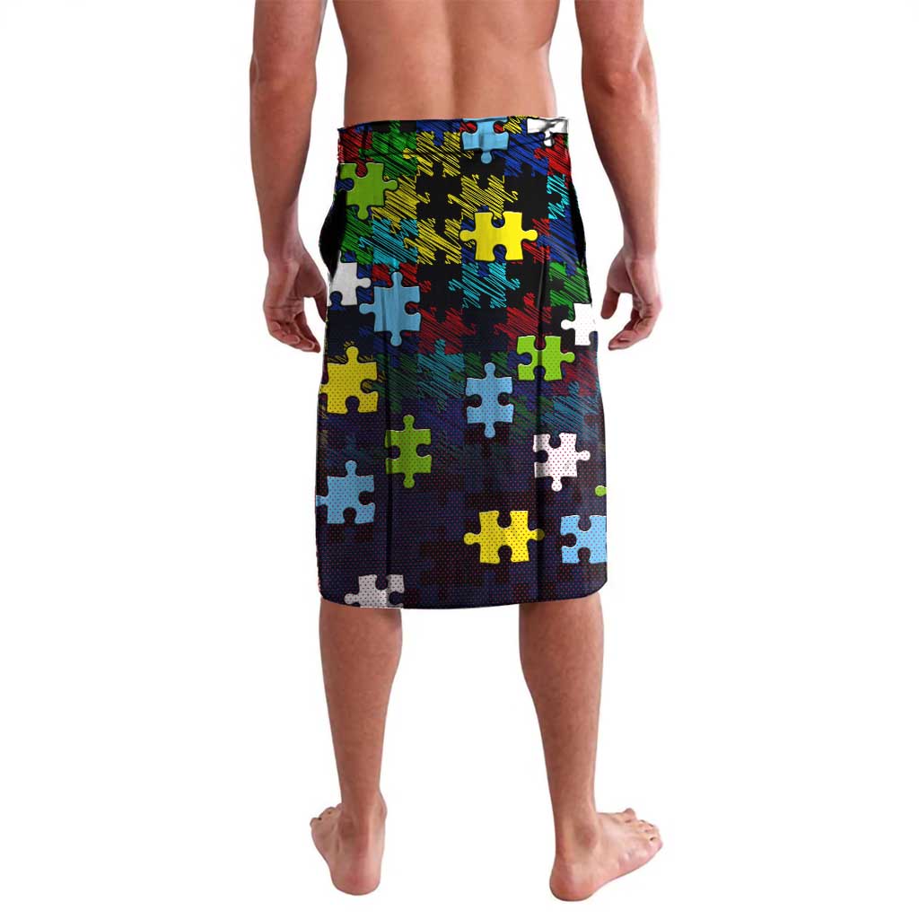Raiders Autism Awareness Lavalava Puzzle Flames Rugby Ball