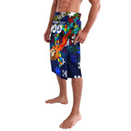 Bulldogs Autism Awareness Lavalava Puzzle Flames Rugby Ball