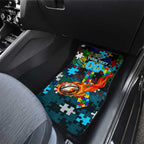 Sharks Autism Awareness Car Mats Puzzle Flames Rugby Ball