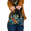 Sharks Autism Awareness Shoulder Handbag Puzzle Flames Rugby Ball