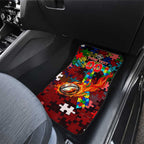 Dolphins Autism Awareness Car Mats Puzzle Flames Rugby Ball