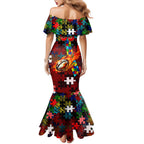 Dolphins Autism Awareness Mermaid Dress Puzzle Flames Rugby Ball