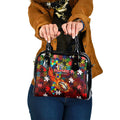 Dolphins Autism Awareness Shoulder Handbag Puzzle Flames Rugby Ball