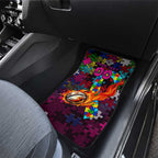 Sea Eagles Autism Awareness Car Mats Puzzle Flames Rugby Ball