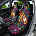 Sea Eagles Autism Awareness Car Seat Cover Puzzle Flames Rugby Ball