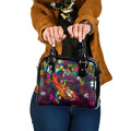 Sea Eagles Autism Awareness Shoulder Handbag Puzzle Flames Rugby Ball