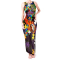 Storm Autism Awareness Tank Maxi Dress Puzzle Flames Rugby Ball