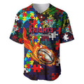 Knights Autism Awareness Baseball Jersey Puzzle Flames Rugby Ball