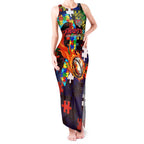 Knights Autism Awareness Tank Maxi Dress Puzzle Flames Rugby Ball