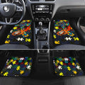 Cowboys Autism Awareness Car Mats Puzzle Flames Rugby Ball