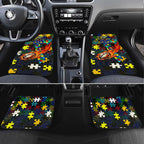Cowboys Autism Awareness Car Mats Puzzle Flames Rugby Ball