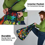Eels Autism Awareness Grocery Bag Puzzle Flames Rugby Ball