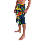 Eels Autism Awareness Lavalava Puzzle Flames Rugby Ball