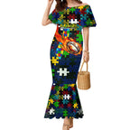Eels Autism Awareness Mermaid Dress Puzzle Flames Rugby Ball
