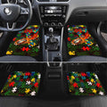 Rabbitohs Autism Awareness Car Mats Puzzle Flames Rugby Ball
