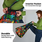 Rabbitohs Autism Awareness Grocery Bag Puzzle Flames Rugby Ball