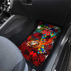 Dragons Autism Awareness Car Mats Puzzle Flames Rugby Ball