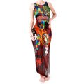 Dragons Autism Awareness Tank Maxi Dress Puzzle Flames Rugby Ball