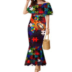 Roosters Autism Awareness Mermaid Dress Puzzle Flames Rugby Ball