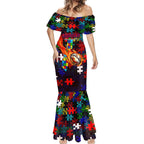 Roosters Autism Awareness Mermaid Dress Puzzle Flames Rugby Ball