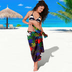 Roosters Autism Awareness Sarong Puzzle Flames Rugby Ball