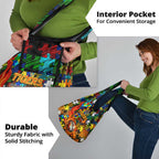 Tigers Autism Awareness Grocery Bag Puzzle Flames Rugby Ball