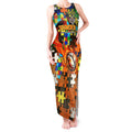 Tigers Autism Awareness Tank Maxi Dress Puzzle Flames Rugby Ball