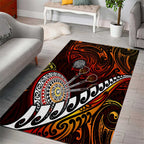 Fern Maori Darts Area Rug New Zealand Darts