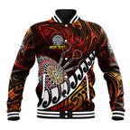 Personalised Fern Maori Darts Baseball Jacket New Zealand Darts