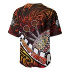 Personalised Fern Maori Darts Baseball Jersey New Zealand Darts